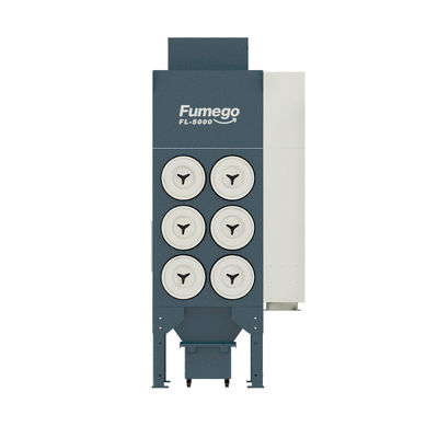 Großer mobiler Dampf-Auszieher der Strömungsgeschwindigkeits-5000m3/h für Laser-Ausschnitt