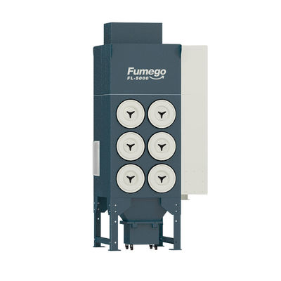 Großer mobiler Dampf-Auszieher der Strömungsgeschwindigkeits-5000m3/h für Laser-Ausschnitt