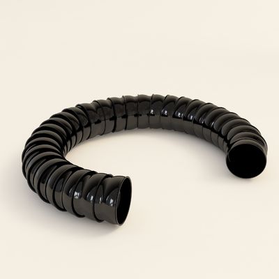 75mm Dampf-Auszieher-Zusatz-schwarzer schweißender Dampf-Extraktions-Schlauch