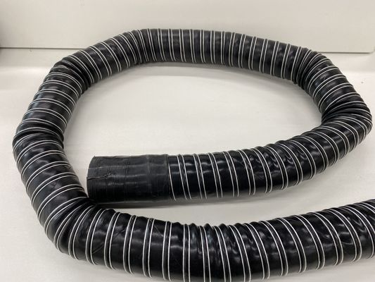 75mm Dampf-Auszieher-Zusatz-schwarzer schweißender Dampf-Extraktions-Schlauch