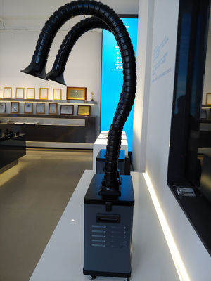 doppelter Sog 200W, der 150 m-³ /H*2 Dampf-Auszieher mit Hepa-Filter leitet